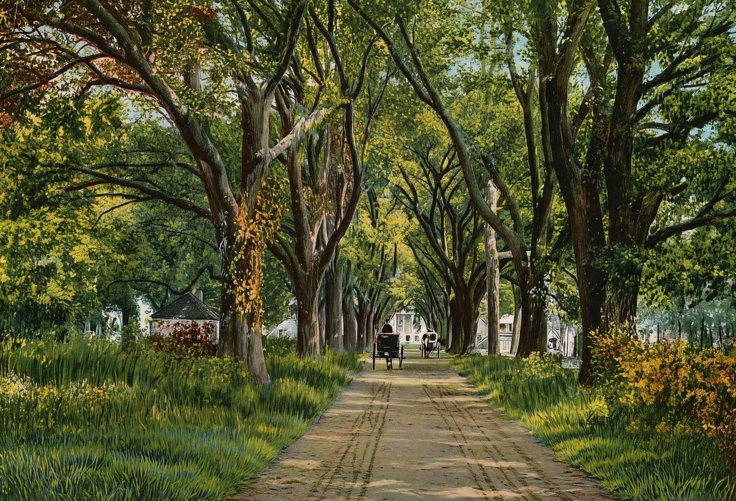 The Hermitage Savannah GA in 1905 Vintage Print (7 Sizes) - Retouched