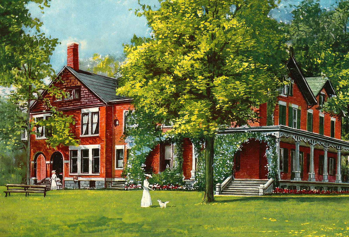 Hayes Home Fremont Ohio Vintage Print (7 Sizes) - High Quality