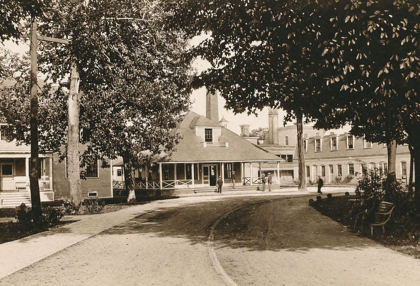 Home Store Togus Maine in 1905 Vintage Print (7 Sizes) - Restored