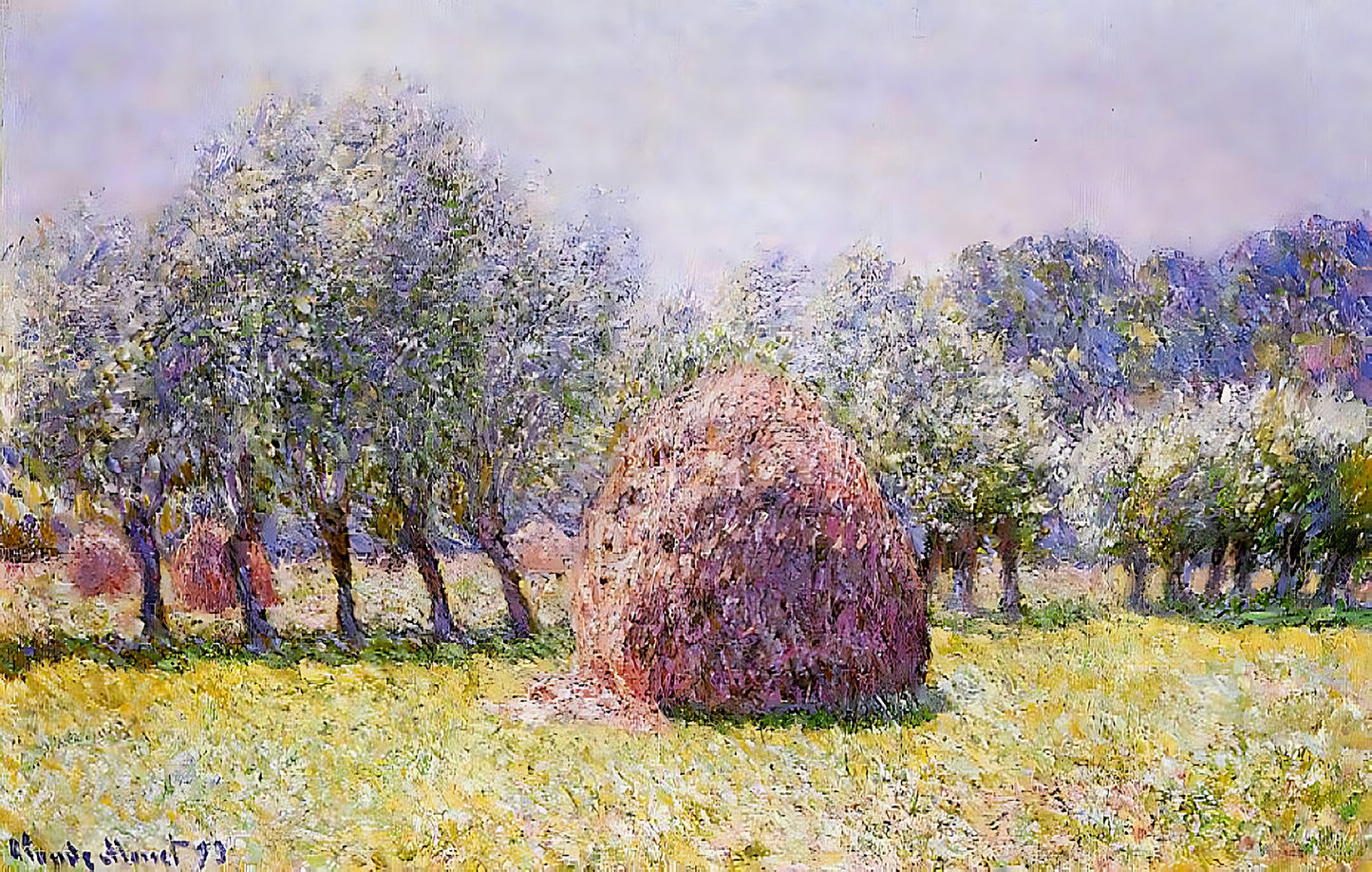 Haystack Painting by Claude Monet 8x10" Art Print