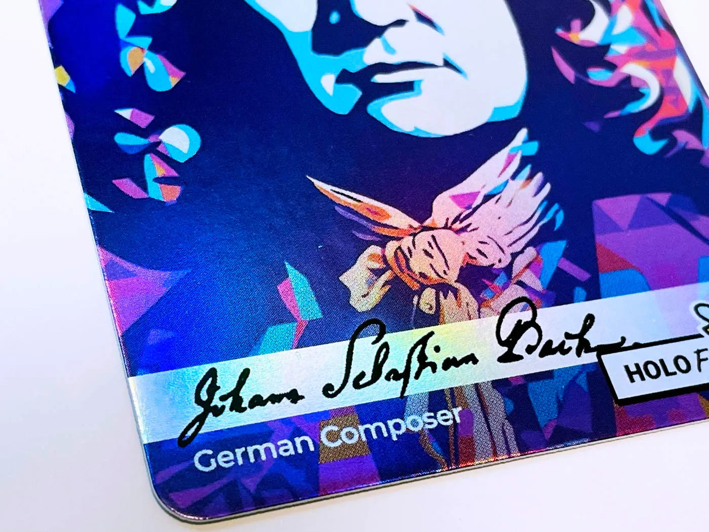 Johann Sebastian Bach Trading Card (Holographic) 2023 Holo Figures