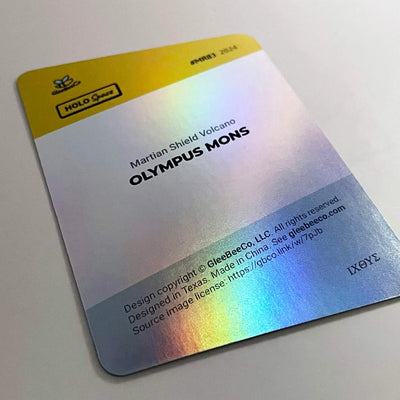 Olympus Mons Card (Mars Volcano) - 2024 GleeBeeCo Holo Space #MR83