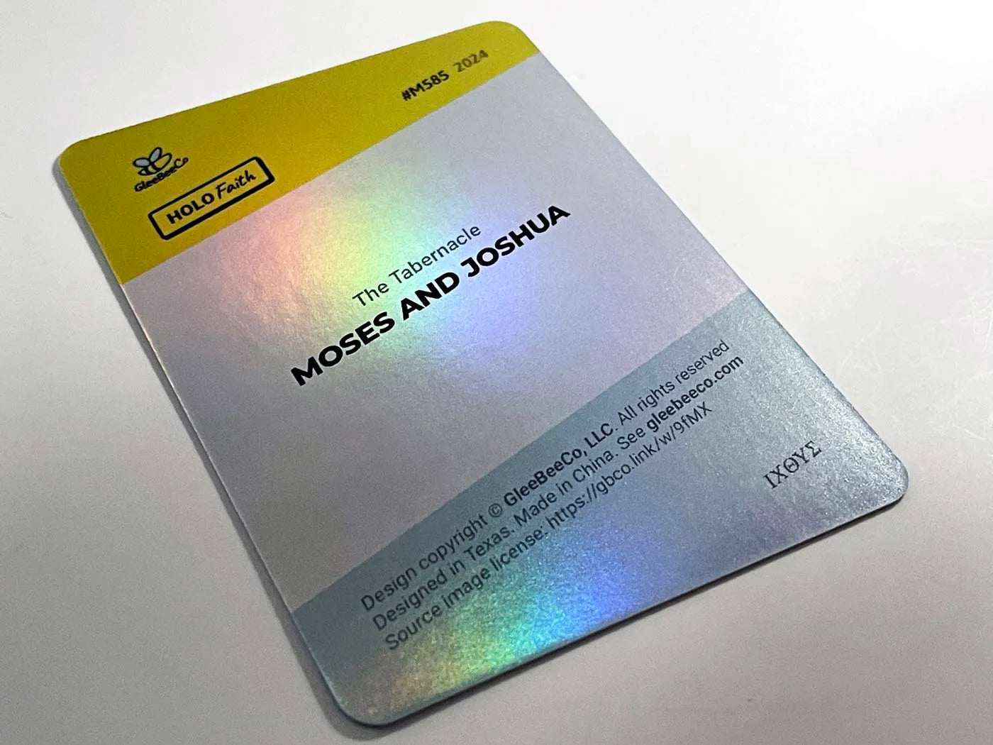 Moses & Joshua Card (Ark of the Covenant) - 2023 GleeBeeCo Holo Faith #M585
