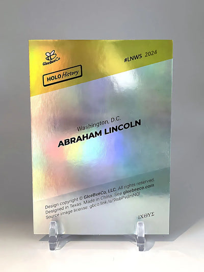 Lincoln Memorial Holographic Card - Abraham Lincoln - Washington DC (GleeBeeCo)
