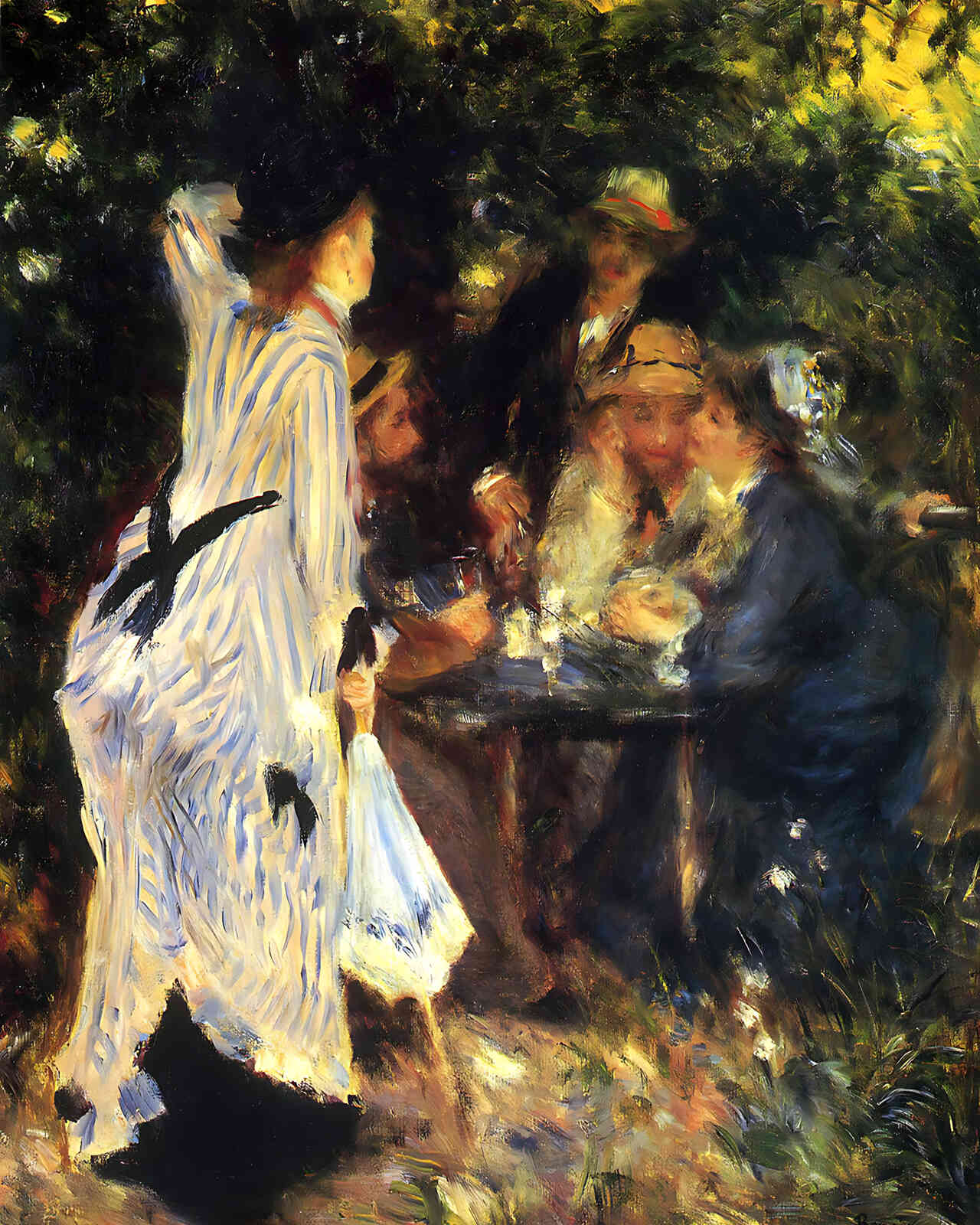 In the Garden Painting by Pierre-Auguste Renoir 8x10" Art Print (Archival Paper)