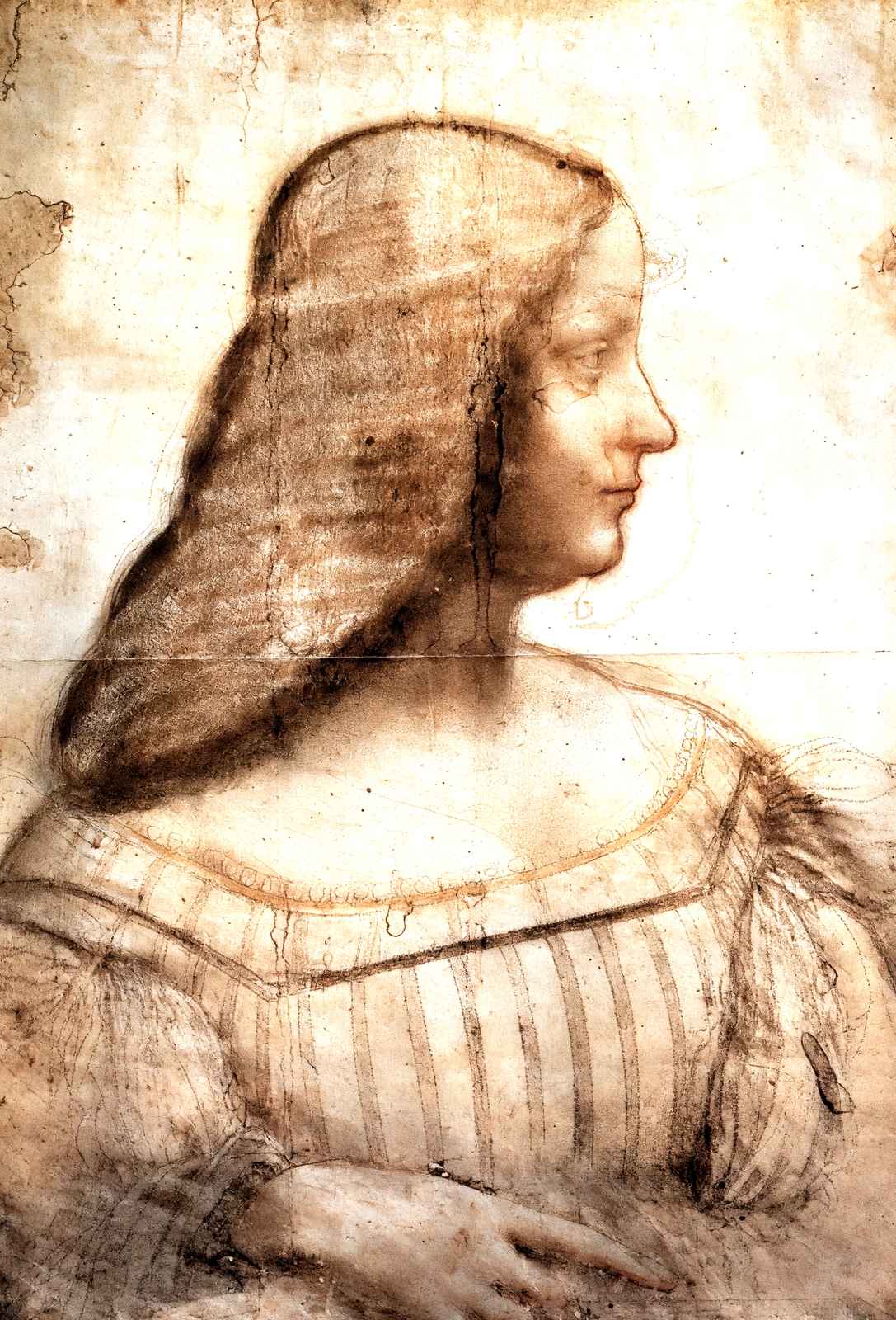 Isabella D'Este 1500 Painting by Leonardo da Vinci Art Print (6 Sizes)