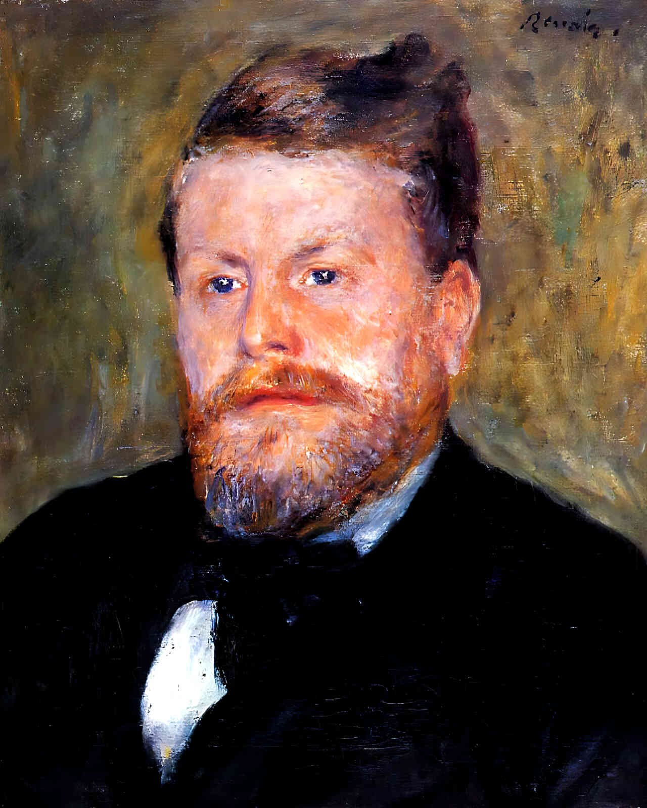Jacques Eugene Spuller Painting by Pierre-Auguste Renoir 8x10" Art Print
