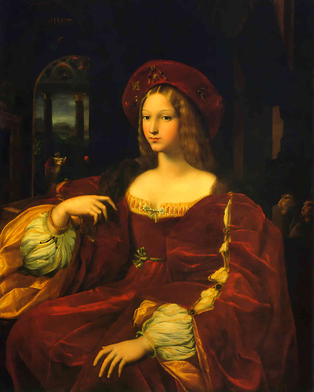 Joanna of Aragon Painting by Raphael 8x10" Art Print - Acid Free