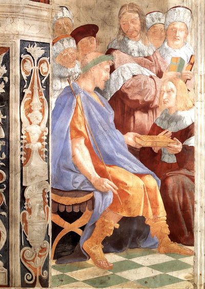 Justinian Presenting the Pandects to Trebonianus - Stanza 1511 Print (6 Sizes)