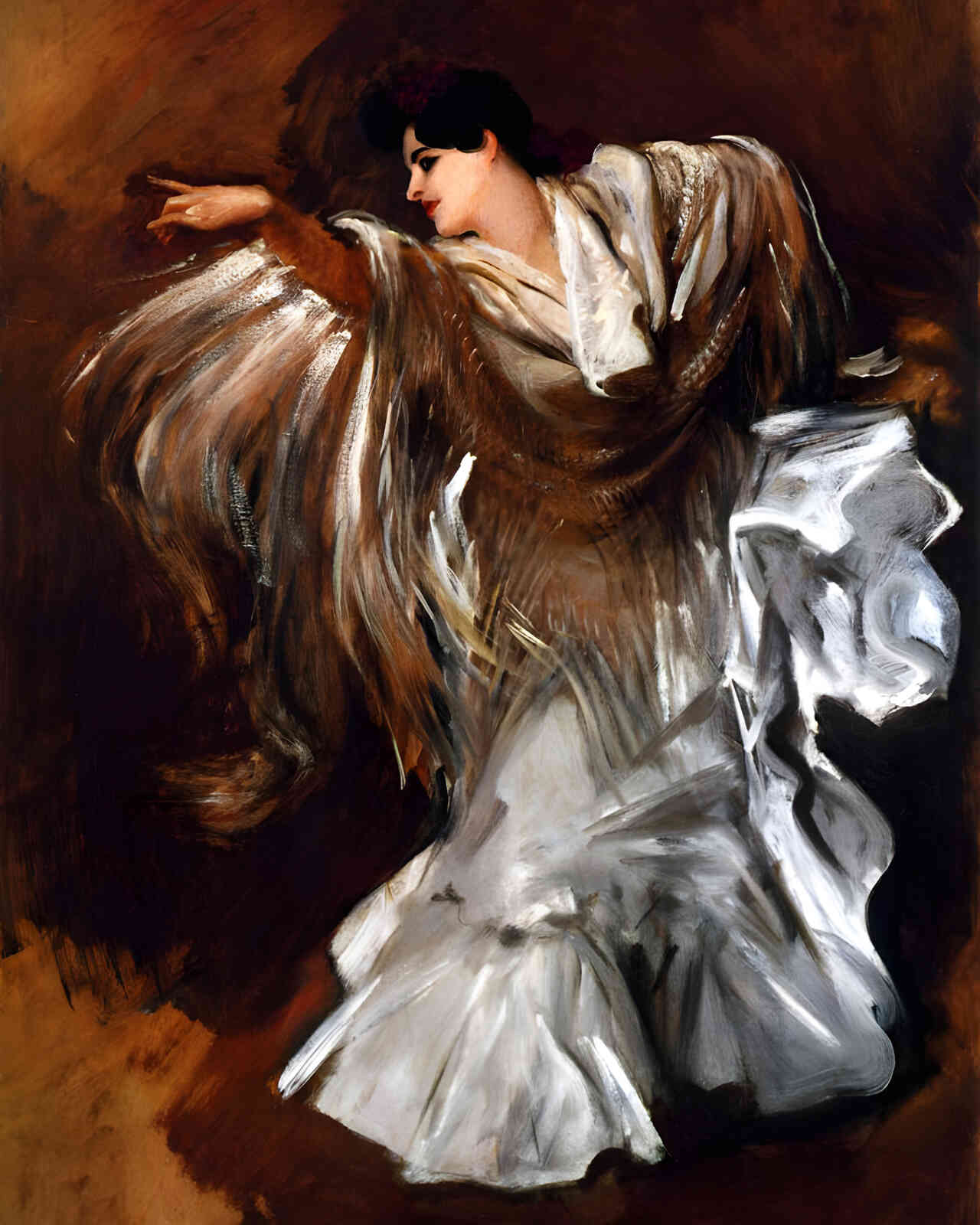 La Carmencita 1890 Painting by John Singer Sargent 8x10" Art Print