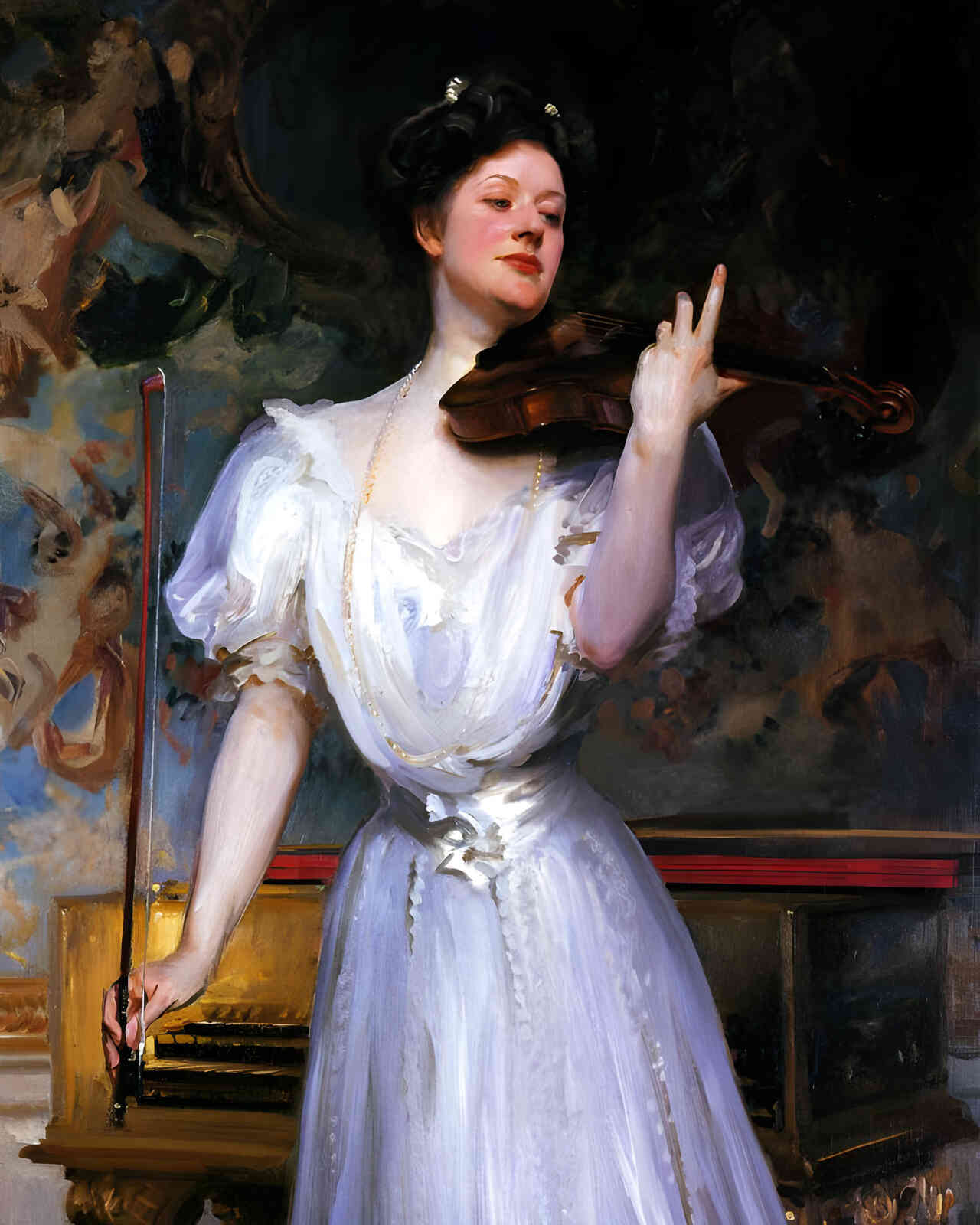 Lady Speyer (Leonora Von Stosch) 1907 Painting by John Singer Sargent 8x10" Art Print