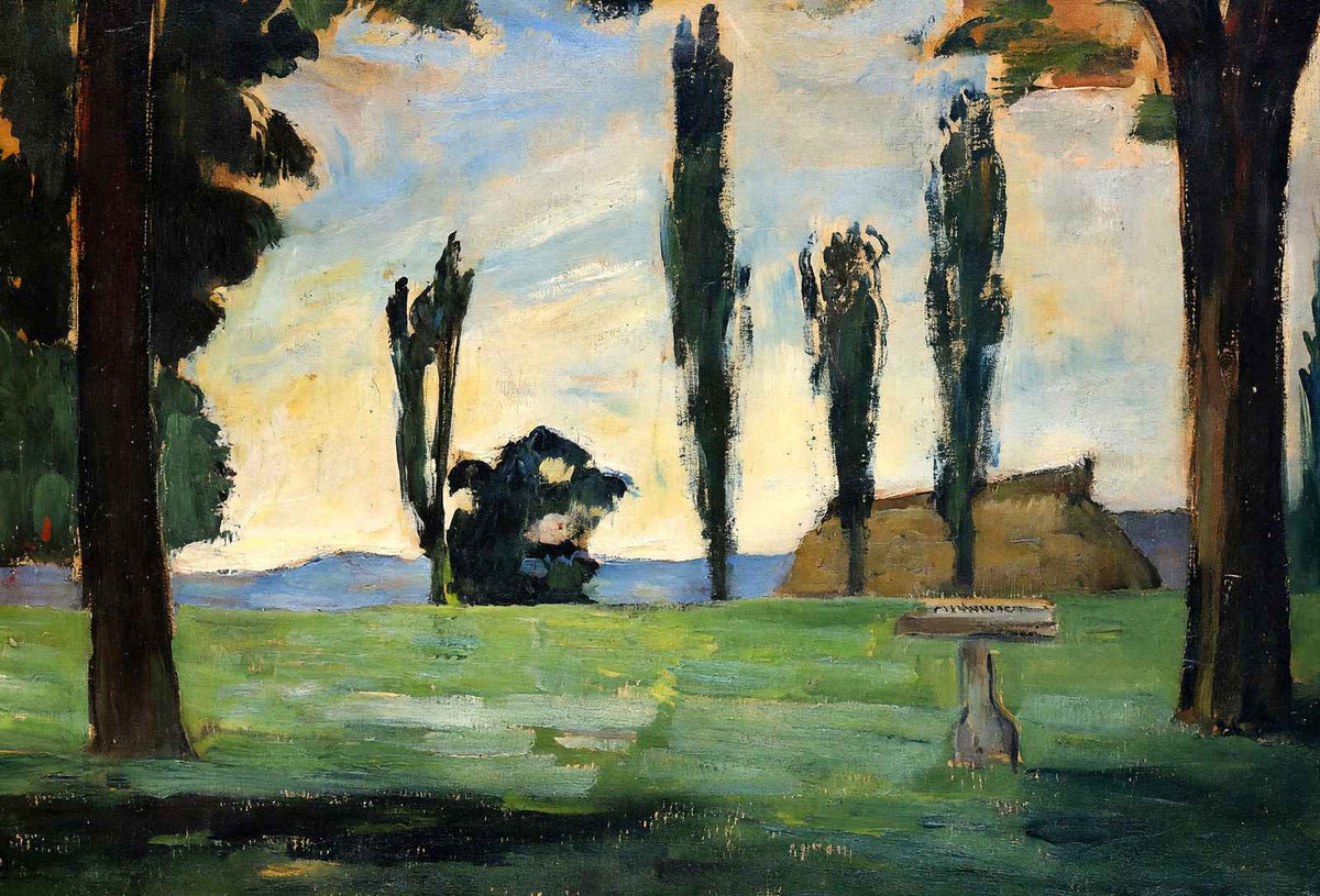 Landscape 1866 Painting by Paul Cezanne Fine Art Print (6 Sizes) - High Quality