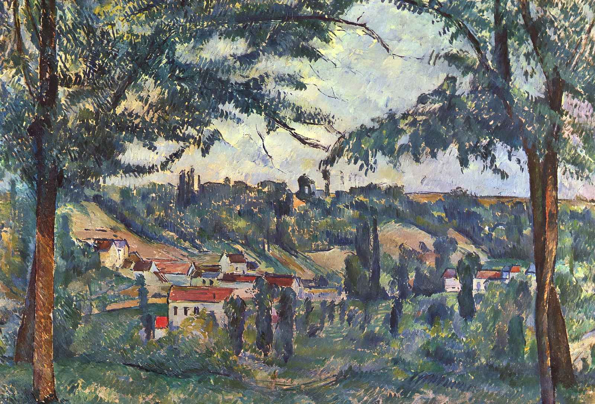 Landscape 1882 Painting by Paul Cezanne Art Print (6 Sizes) - Premium Quality