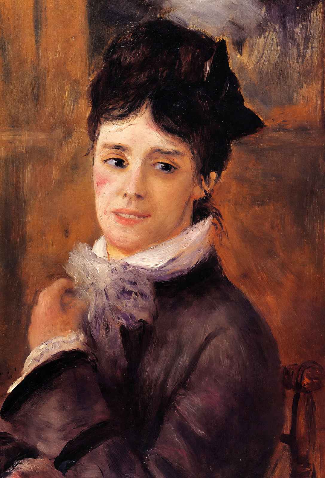Madame Claude Monet Art Print 1872 Painting by Pierre-Auguste Renoir (6 Sizes)