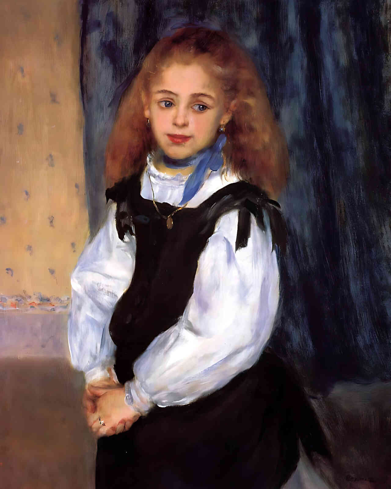 Mademoiselle Legrand Painting by Pierre-Auguste Renoir 8x10" Art Print