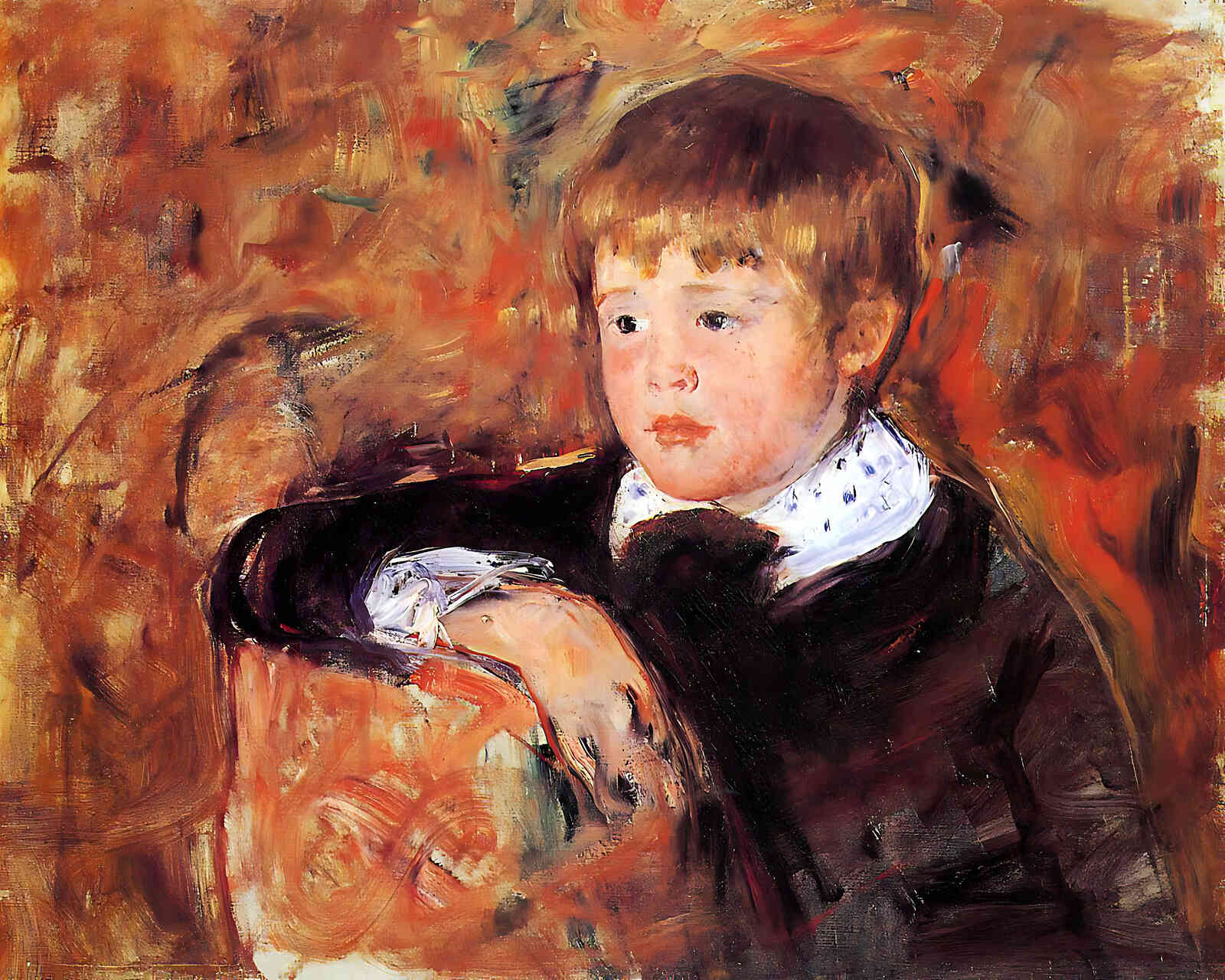 Master Robert Kelso Cassatt Painting by Mary Cassatt 8x10" Art Print - Acid Free