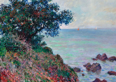 Mediteranian Coast, Grey Day Art Print 1888 Painting by Claude Monet (6 Sizes)