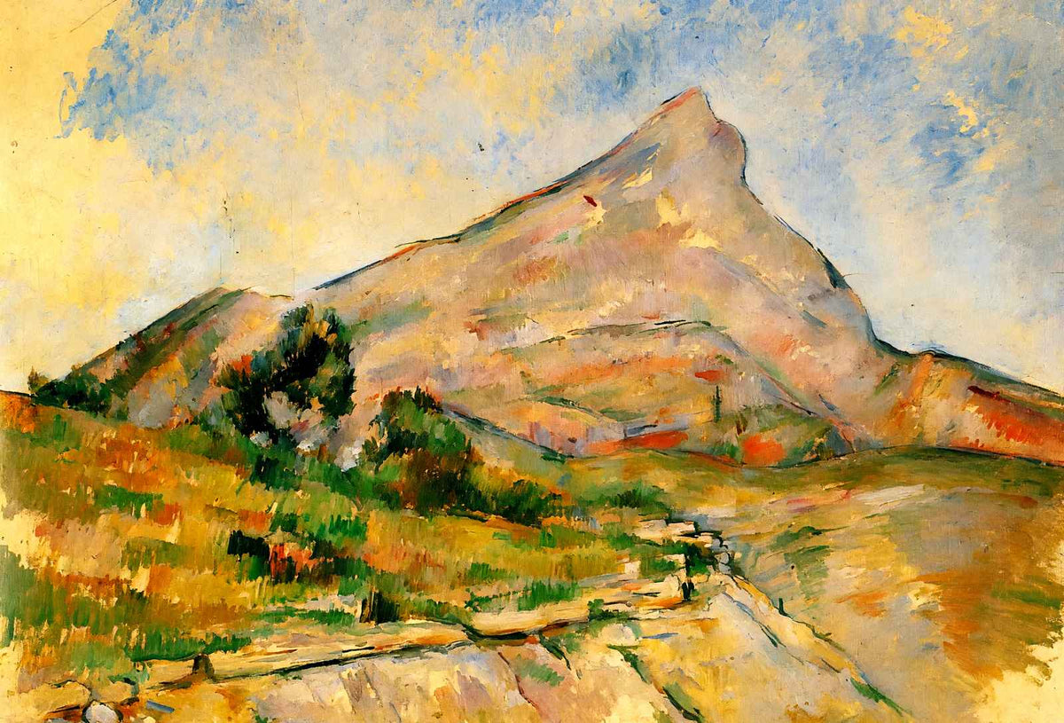 Mont Sainte-Victoire 1898 Painting by Paul Cezanne Art Print (6 Sizes)