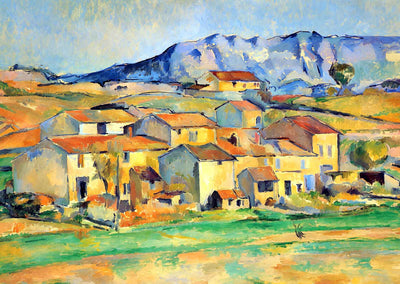 Mont Sainte-Victoire 1890 Painting by Paul Cezanne Art Print (6 Sizes)