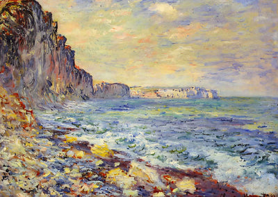 Morning by the Sea Art Print 1881 Painting by Claude Monet (6 Sizes)