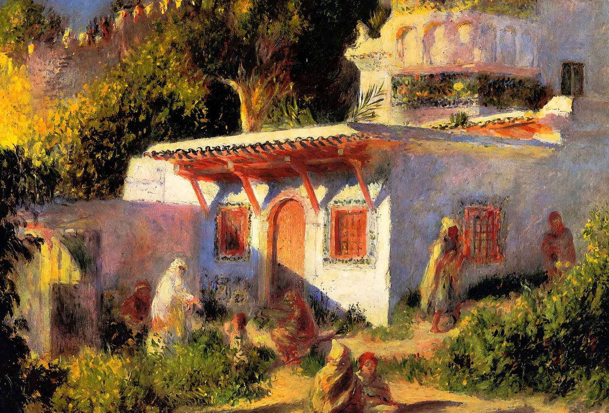 Mosque in Algiers 1882 by Pierre-Auguste Renoir Fine Art Print (6 Sizes)