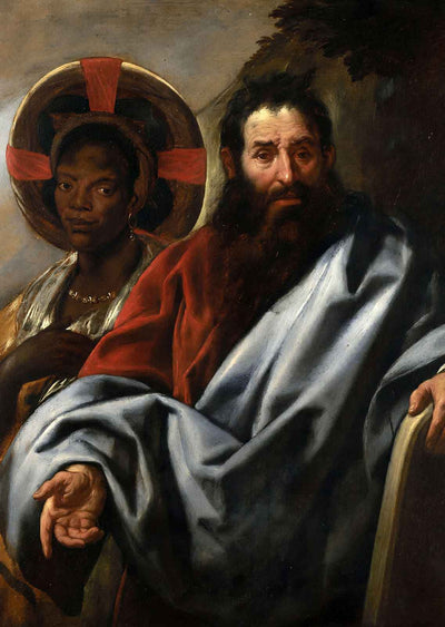 Moses & Zipporah Painting by Jacob Jordaens Bible Art Print (6 Sizes)