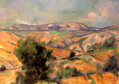 Mount Sainte-Victoire Seen from Gardanne Art Print 1886 by Cezanne (6 Sizes)