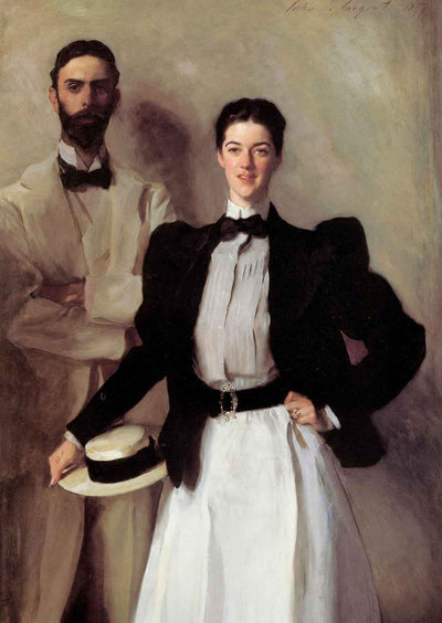 Mr. and Mrs. Isaac Newton Phelps Stokes Art Print 1897 by Sargent (6 Sizes)