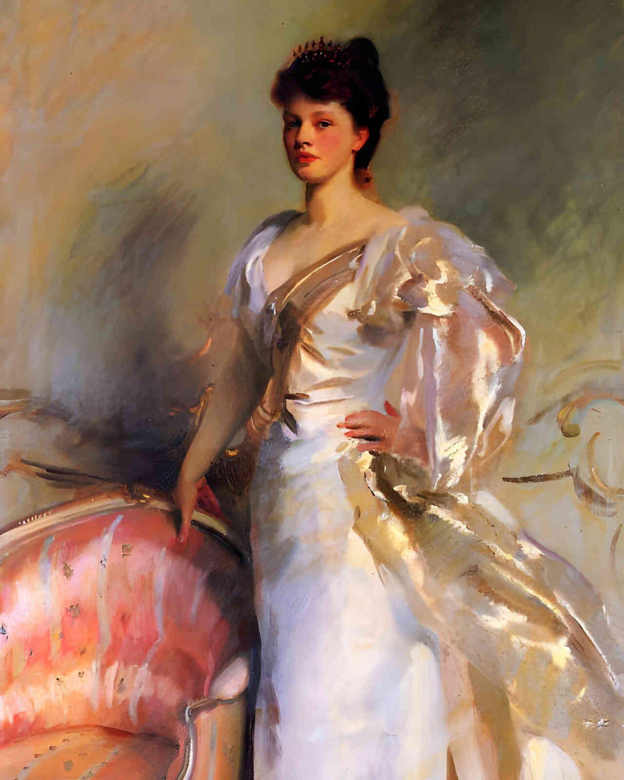 Mrs George Swinton 1897 Painting by John Singer Sargent 8x10" Art Print