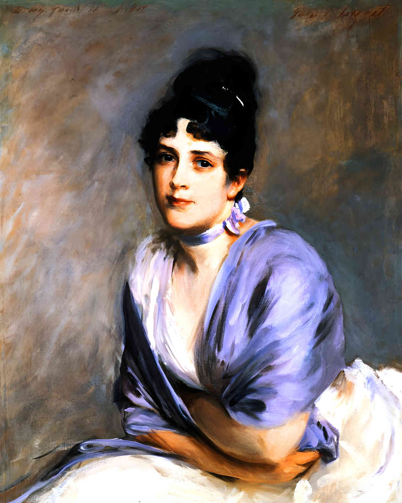 Mrs. Frank Millet 1886 Painting by John Singer Sargent 8x10" Art Print