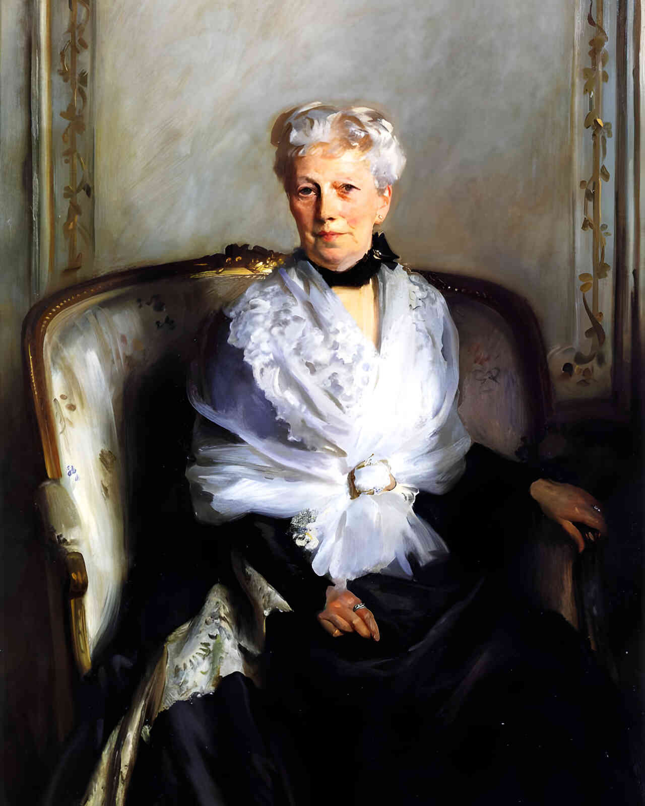 Mrs Edward Goetz 1901 Painting by John Singer Sargent 8x10" Art Print