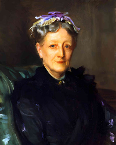 Mrs. Frederick Mead (Mary Eliza Scribner) 1893 Painting by John Singer Sargent 8x10" Art Print
