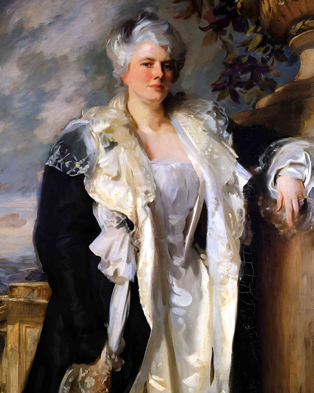 Mrs. Ernest Hills 1909 Painting by John Singer Sargent 8x10" Art Print