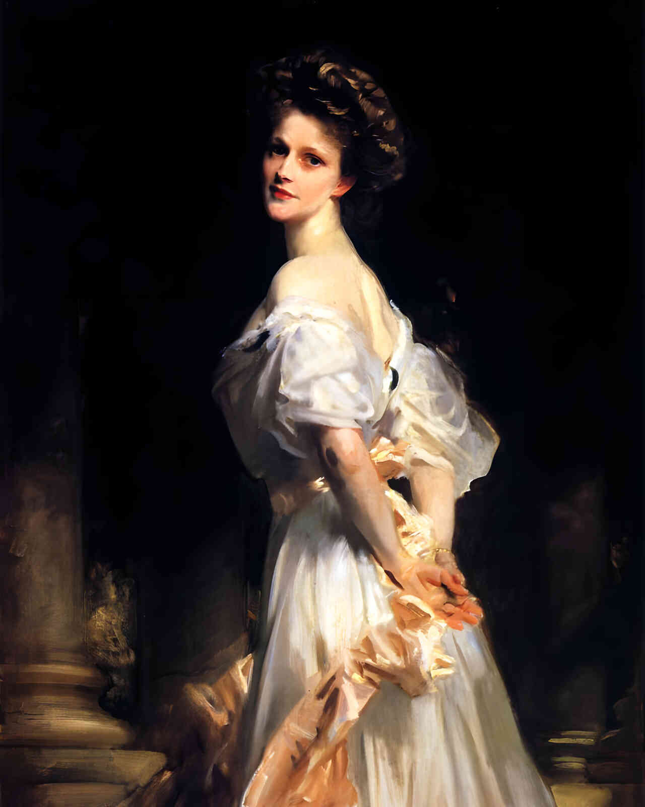 Nancy Astor 1906 Painting by John Singer Sargent 8x10" Art Print
