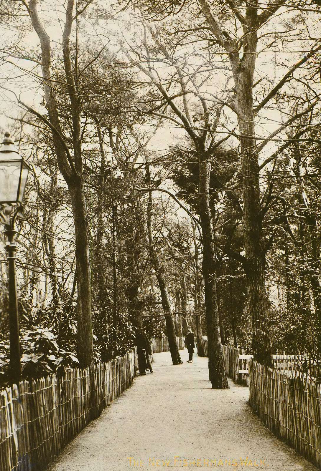 The New Fisherman's Walk Southbourne in 1906 Vintage Print (7 Sizes)