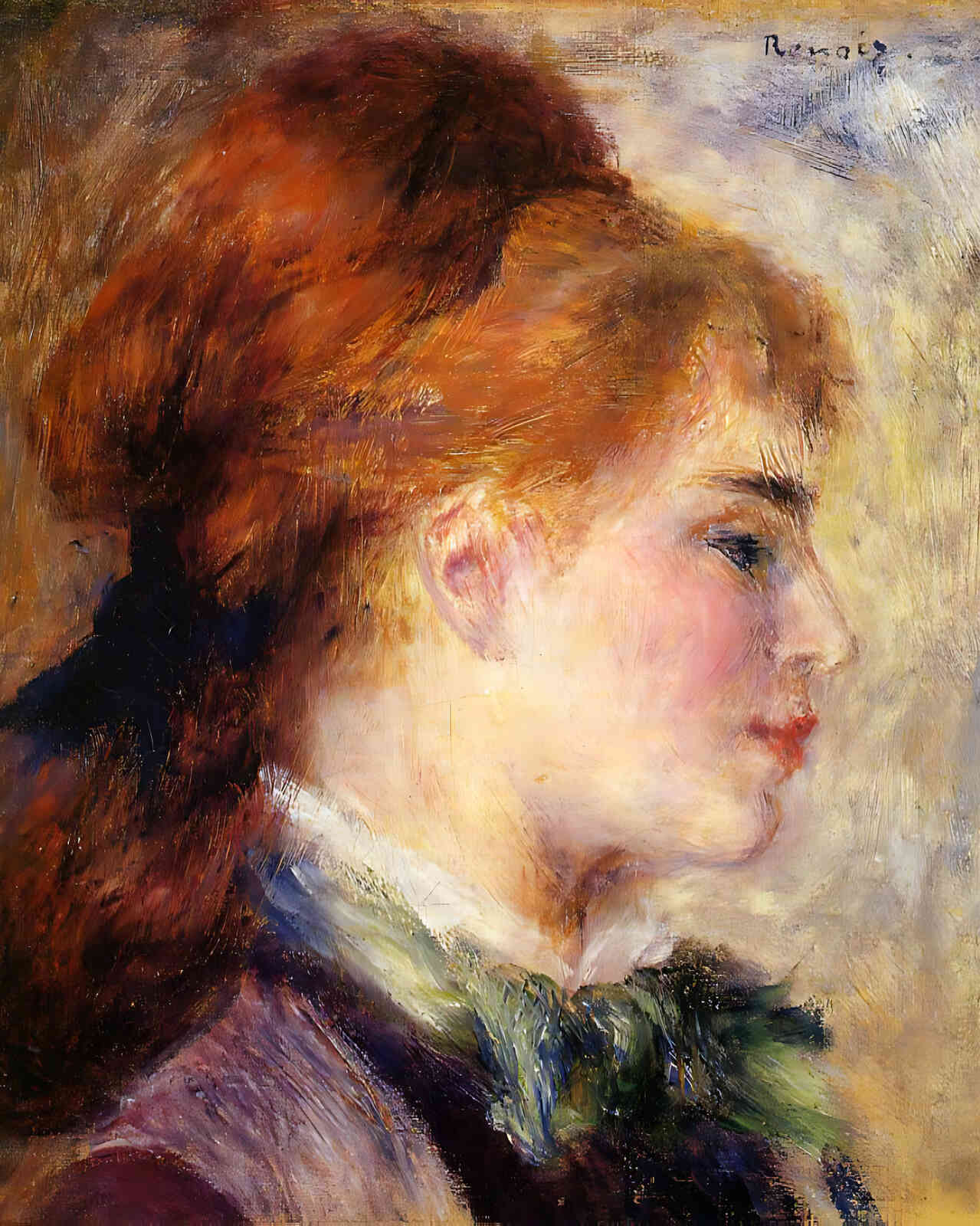 Nini Lopez Painting by Pierre-Auguste Renoir 8x10" Art Print - Premium Quality