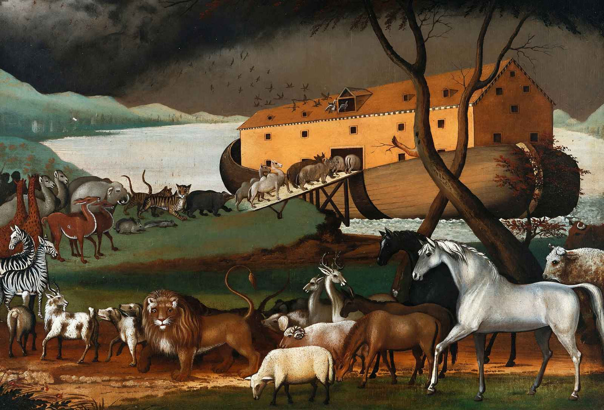 Noah's Ark Premium Bible Art Print Painting by Edward Hicks (6 Sizes)