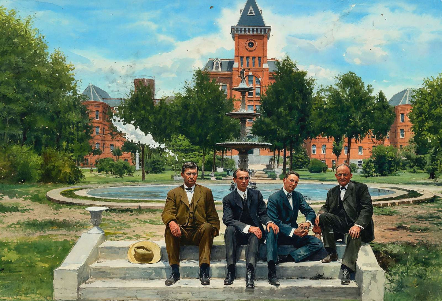 North Texas Hospital Terrell Texas Art Print (7 Sizes) - Restored