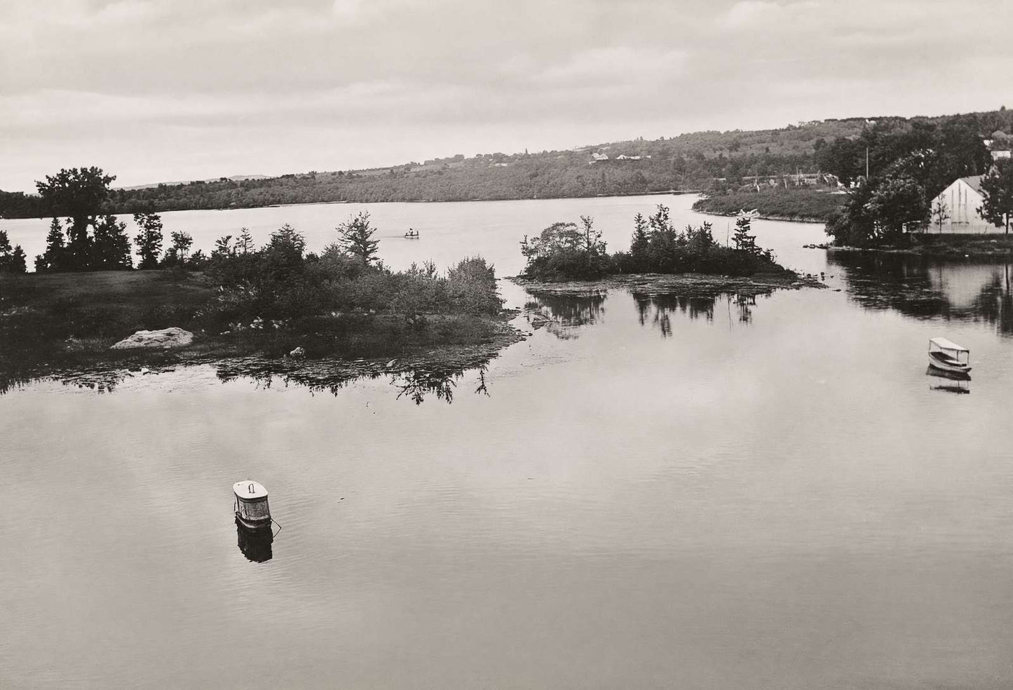 The Bay Messalonskee Lake Oakland Maine Vintage Photo (7 Sizes) - Reproduction