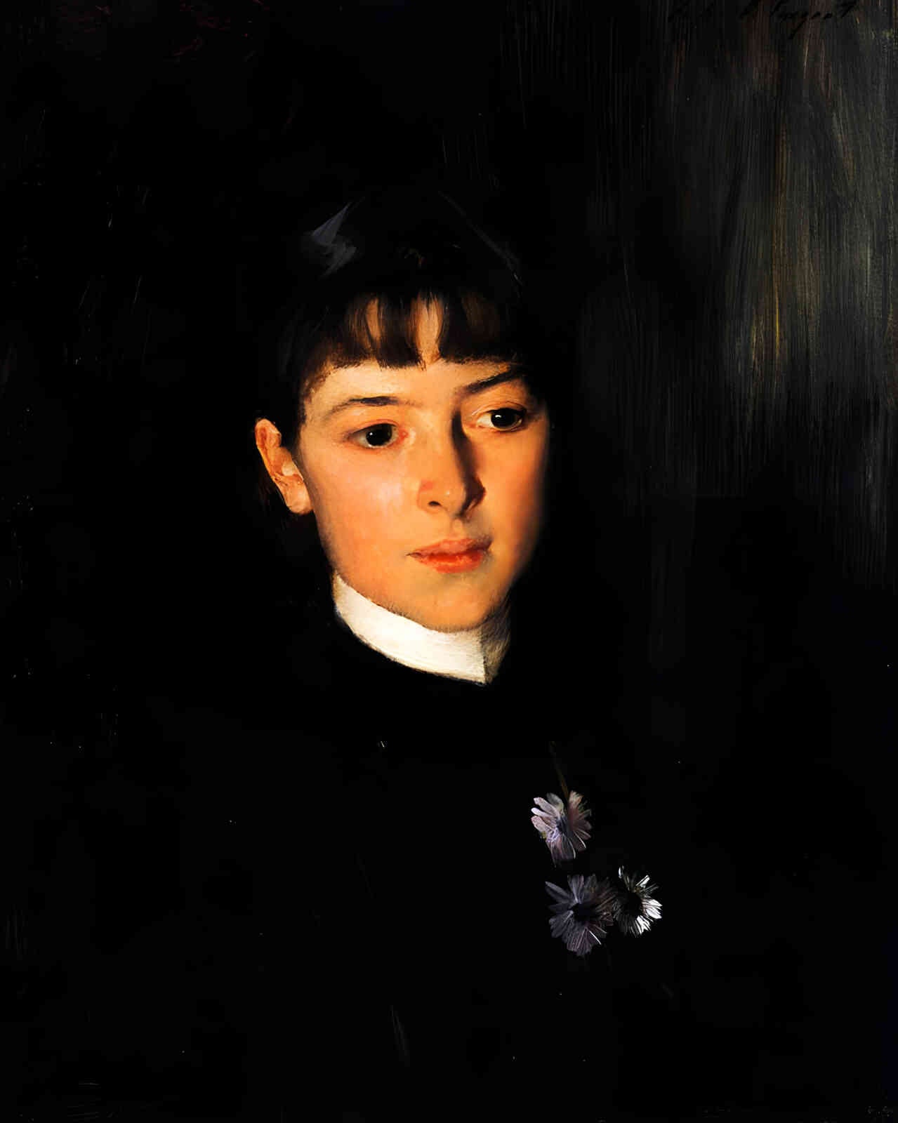 Olivia Richardson 1883 Painting by John Singer Sargent 8x10" Art Print
