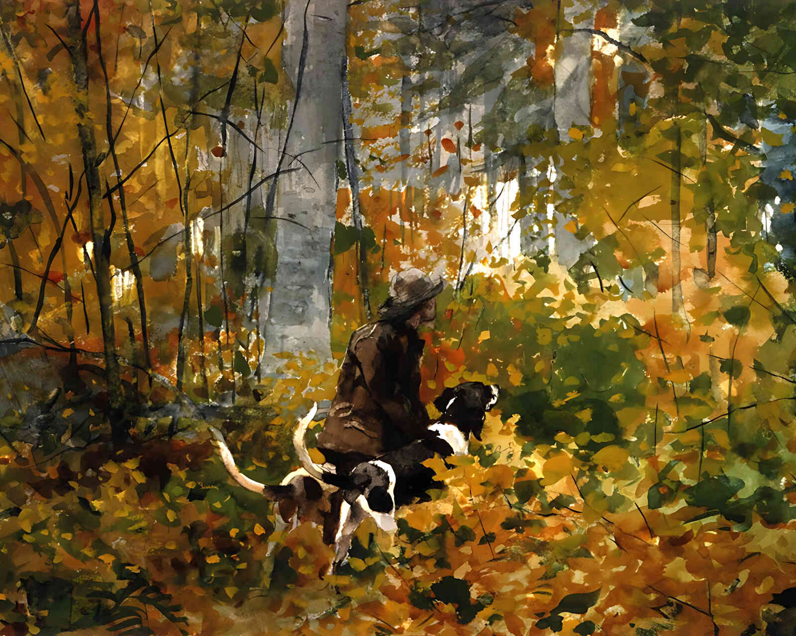 On the Trail Painting by Winslow Homer 8x10" Art Print Archival Paper