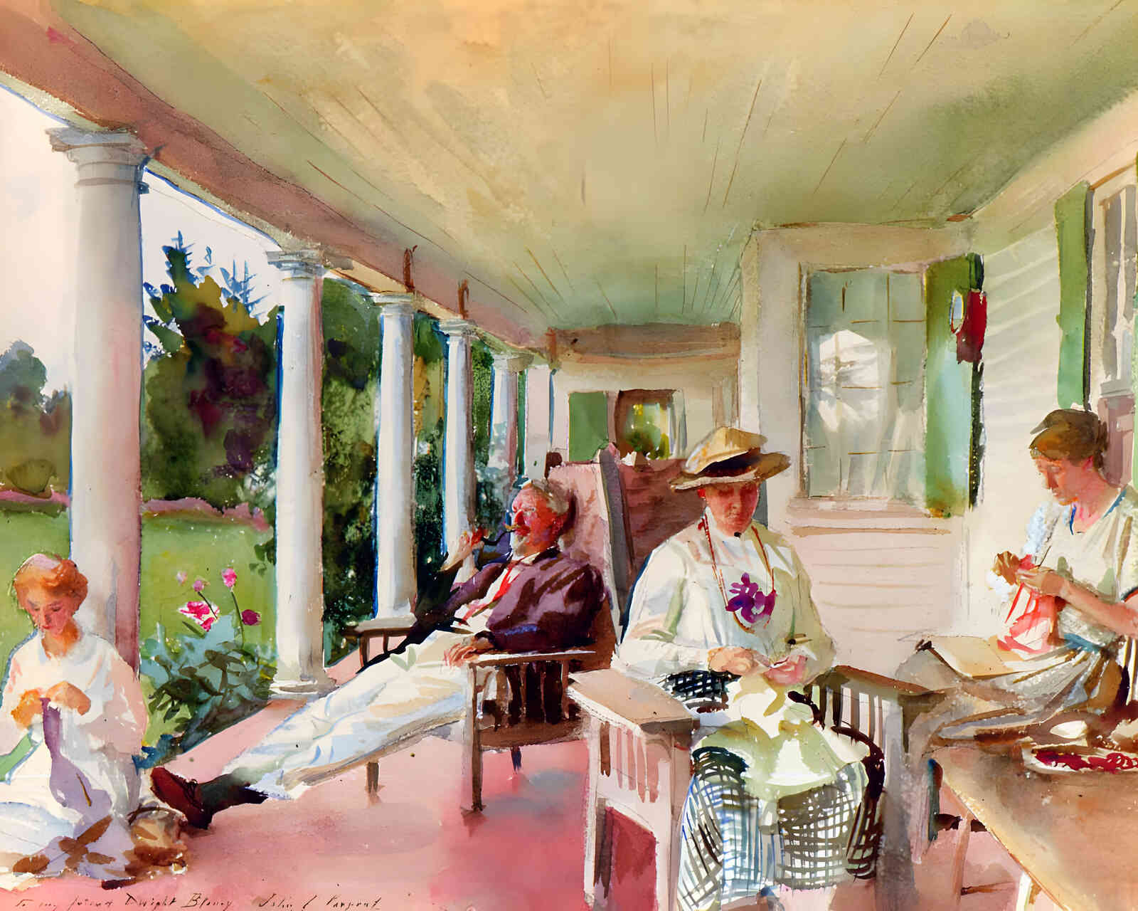 On the Verandah (Ironbound Island