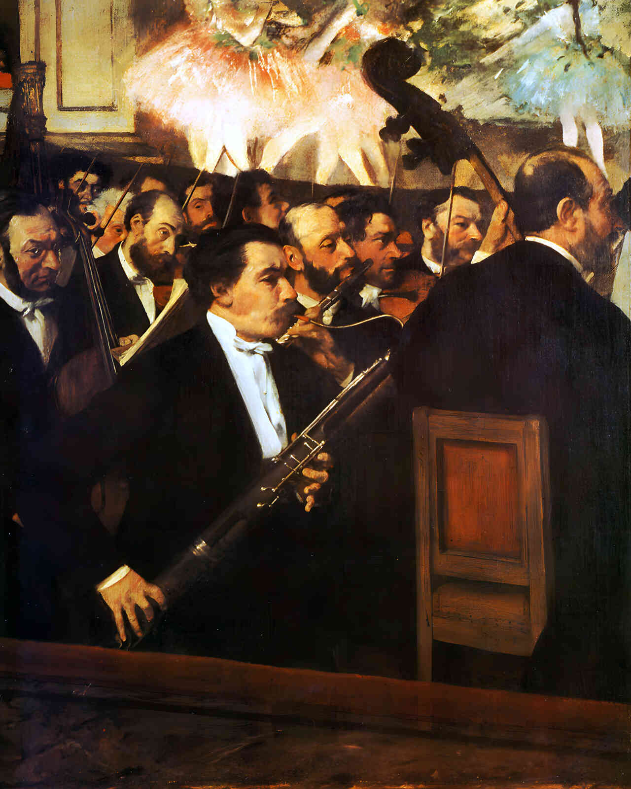 Orchestra of the Opera 1870 Painting by Edgar Degas 8x10" Art Print