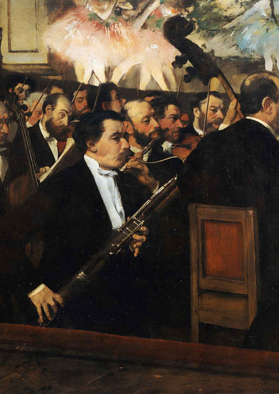 Orchestra of the Opera 1870 Painting by Edgar Degas Art Print (6 Sizes)