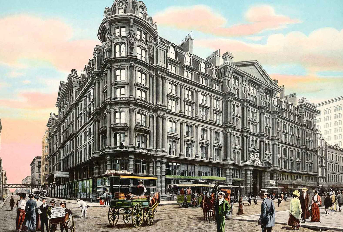 Palmer House Chicago in 1905 Vintage Print (7 Sizes) - Reproduction