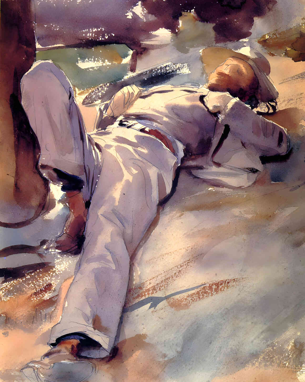 Pater Harrison 1905 Painting by John Singer Sargent 8x10" Art Print