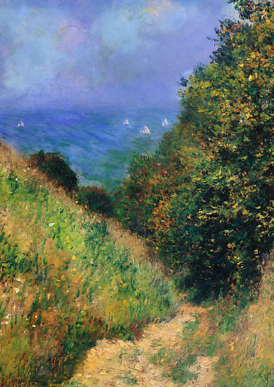 Path at Pourville 2 Art Print 1882 Painting by Claude Monet (6 Sizes)