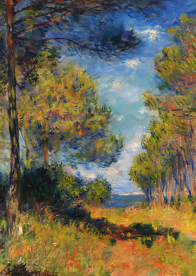 Path at Varengeville Art Print 1882 Painting by Claude Monet (6 Sizes)