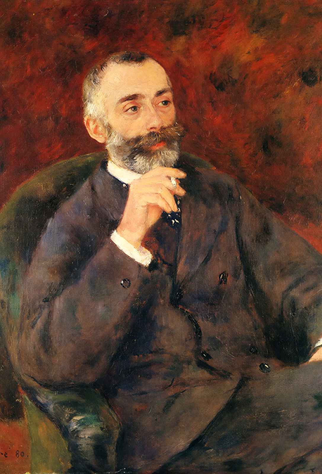 Paul Berard Art Print 1880 Painting by Pierre-Auguste Renoir (6 Sizes)