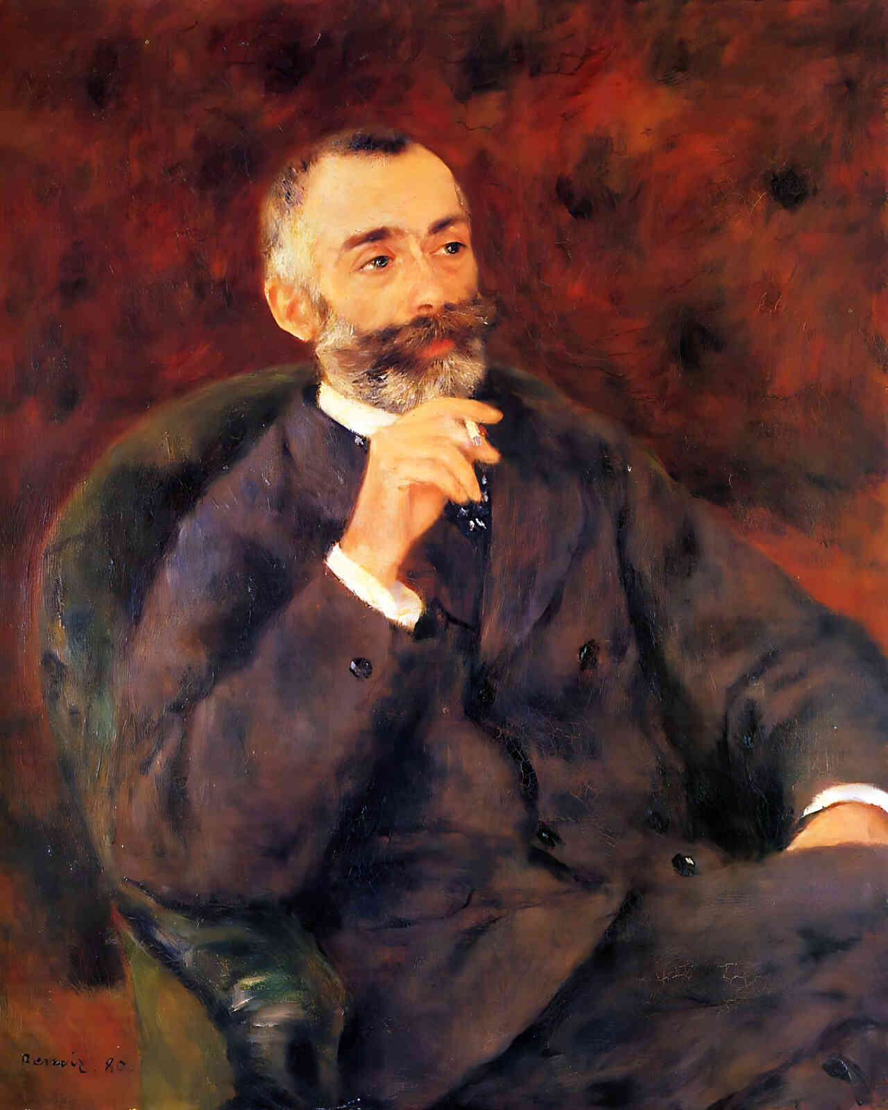 Paul Berard Painting by Pierre-Auguste Renoir 8x10" Art Print - Acid Free